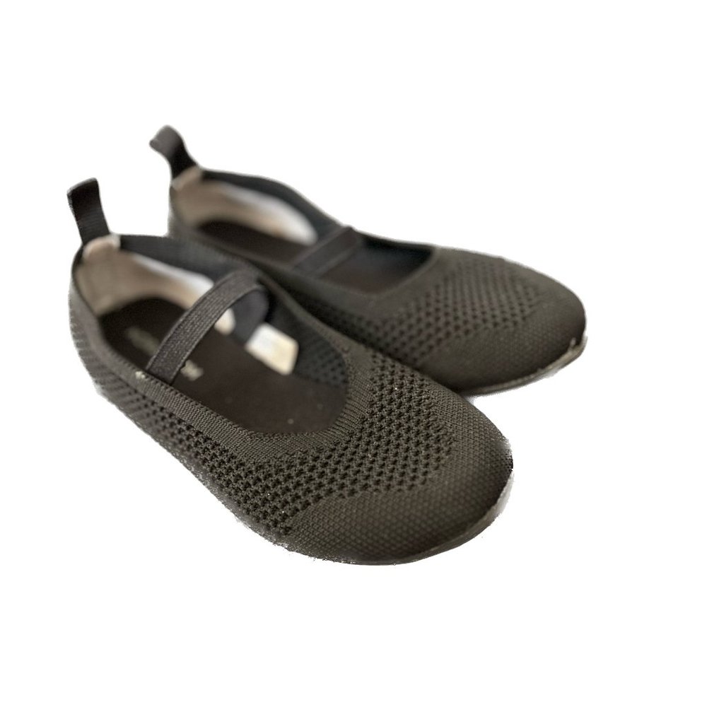 Nordstrom Shoes Girls Size 11  Mesh Chloe Black Slip On Flats